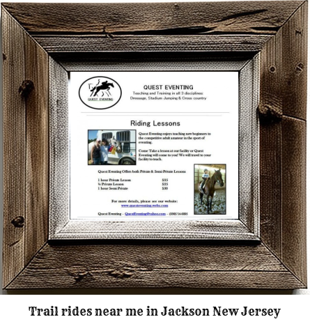 trail rides near me in Jackson, New Jersey